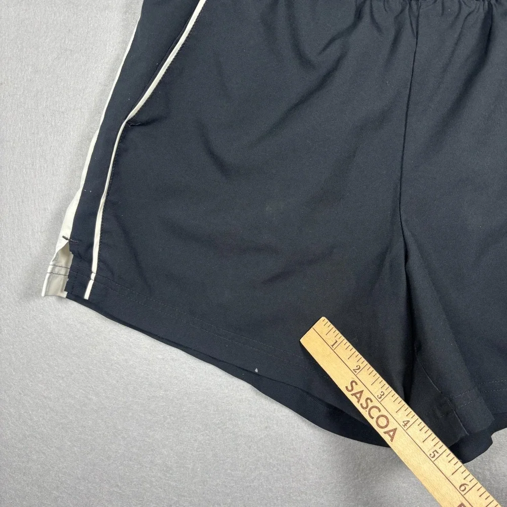 Nike Sportswear Womens Athletic Shorts Size Small Black White Striped 4.5